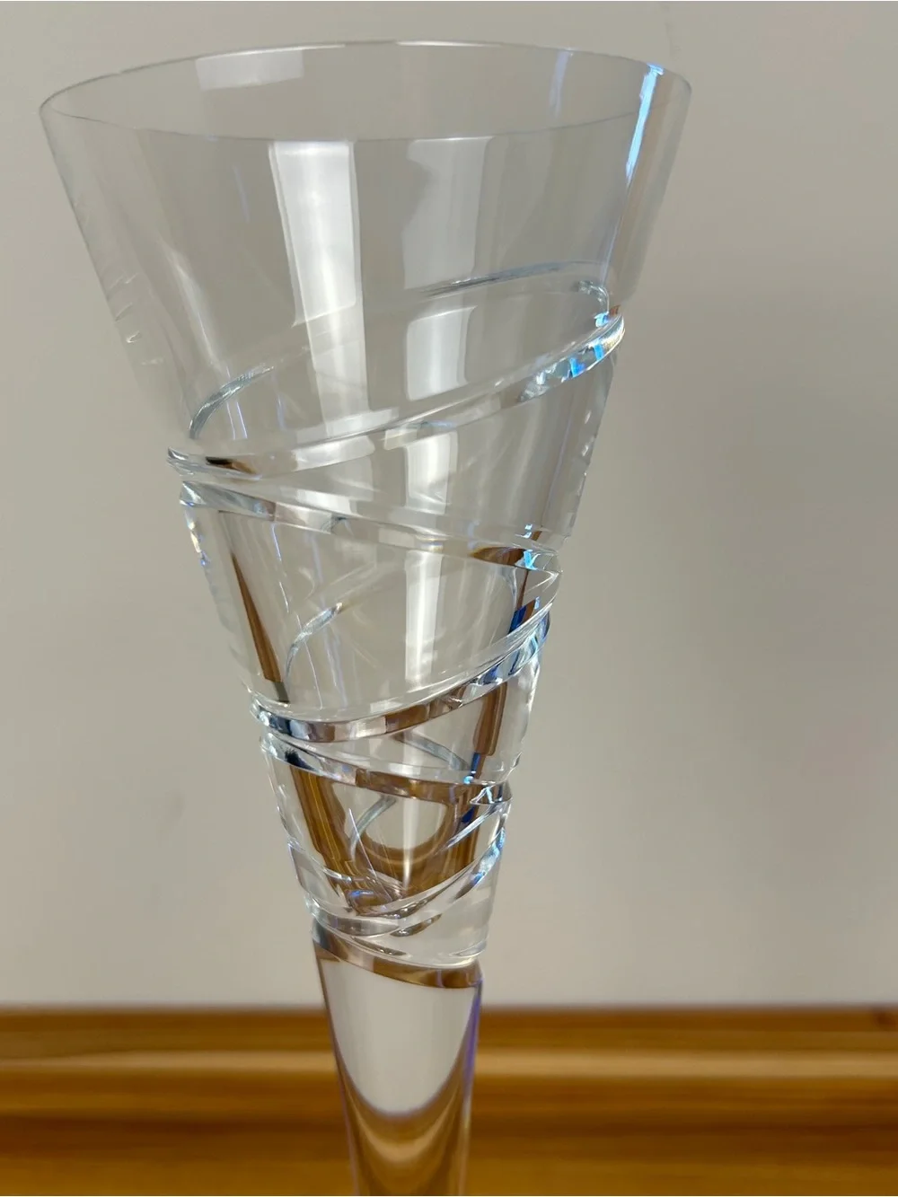 Jasper Conran Aura Crystal Champagne Flute